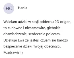 Opinia uczestniczki – głębokie doświadczenie