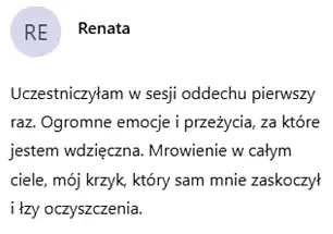 Opinia uczestniczki – wdzięczność