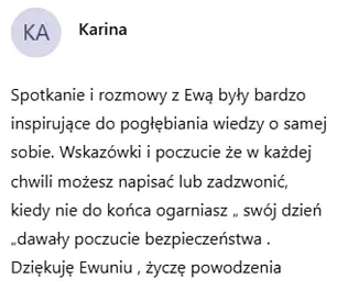 Opinia klientki – pogłębienie wiedzy